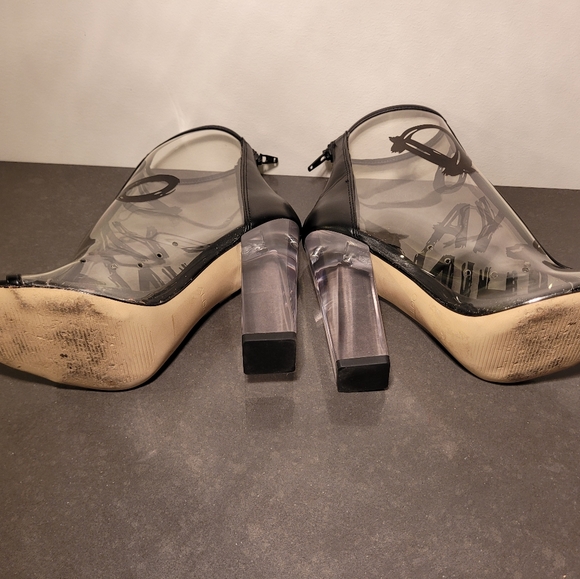 Aldo see-through clear Do Ya Thang ankle boots - Picture 7 of 10